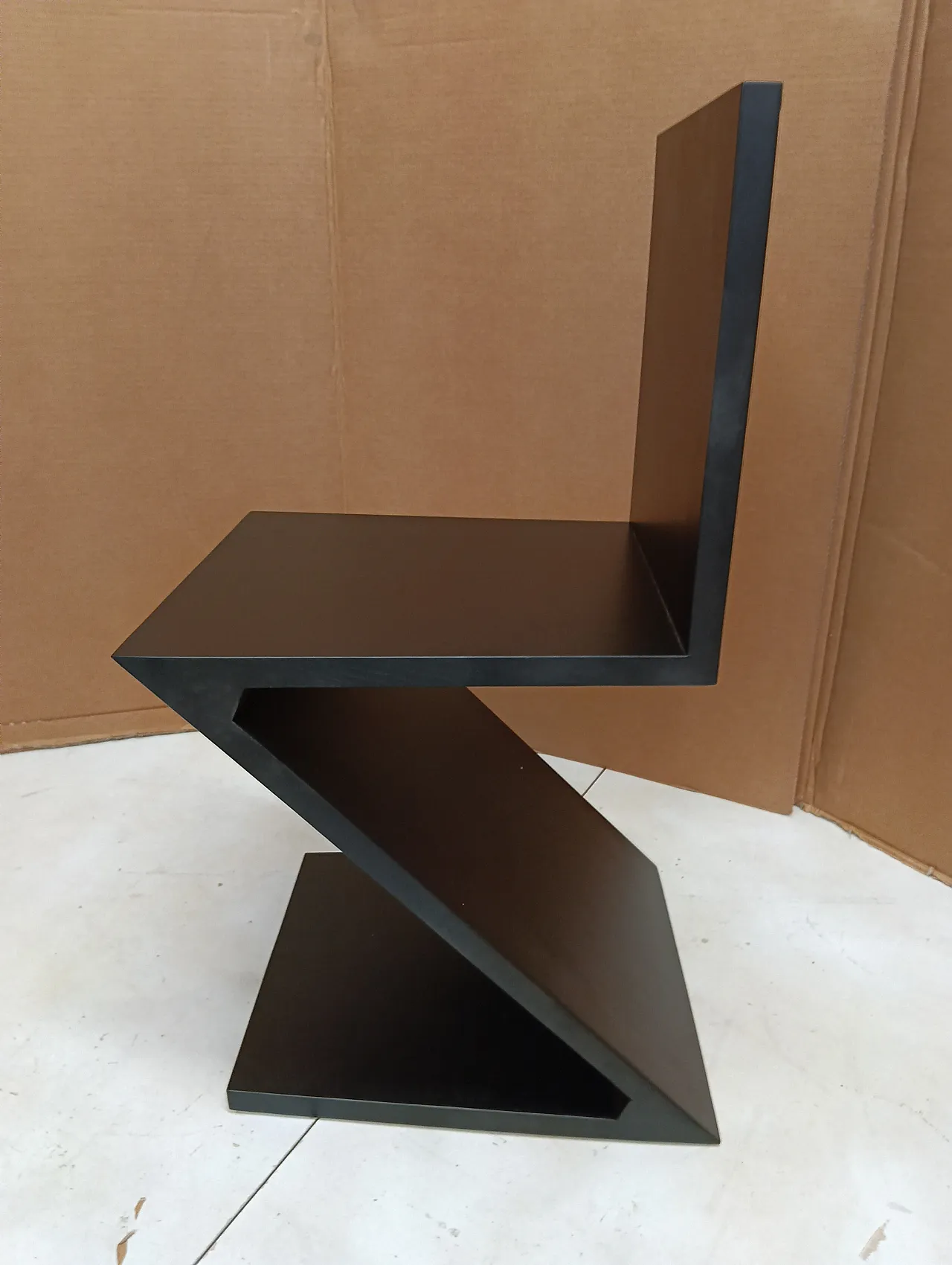 Sedia Zig Zag laccata di Thomas Gerrit Rietveld per Alivar, 2000 123