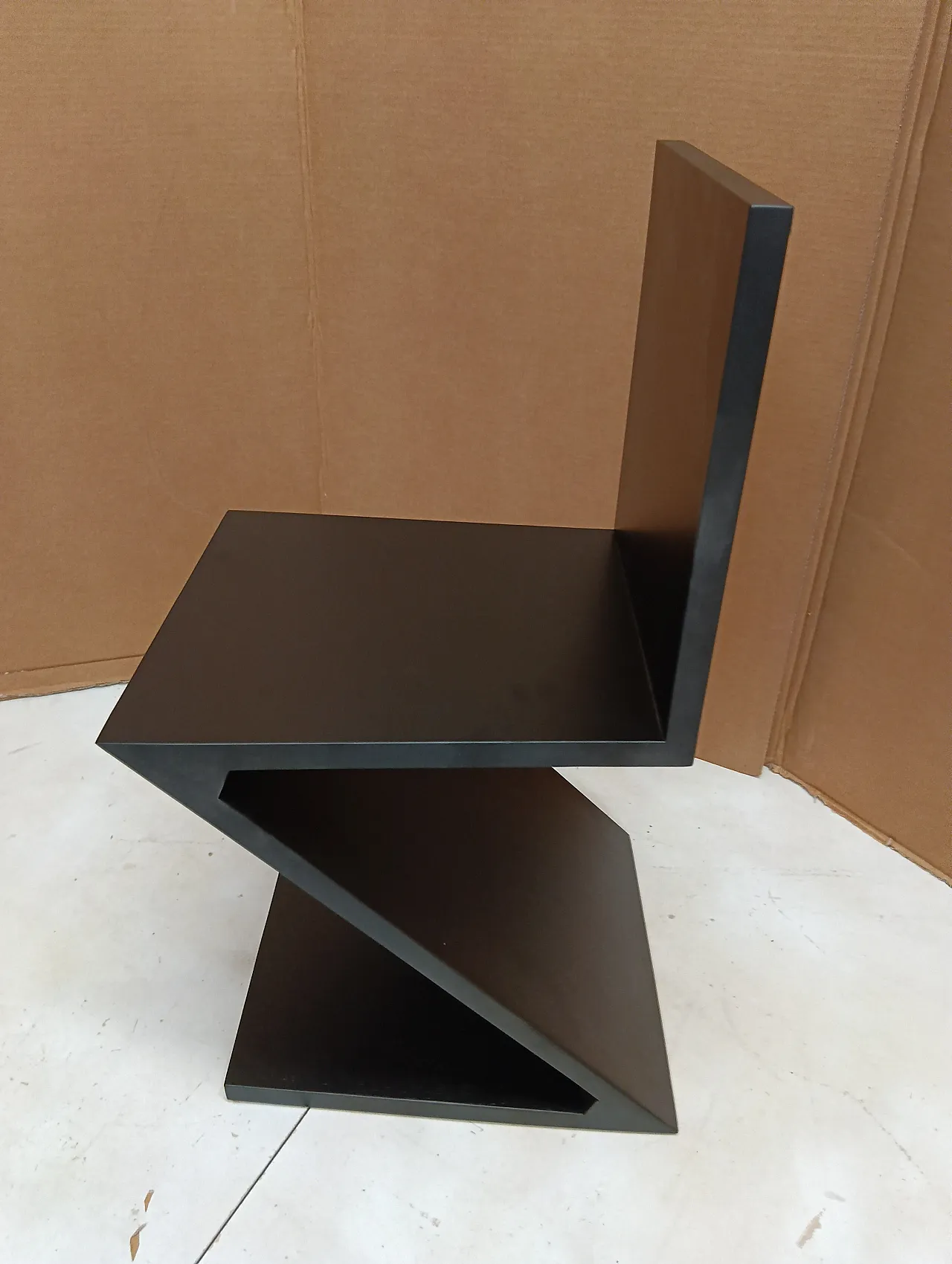 Sedia Zig Zag laccata di Thomas Gerrit Rietveld per Alivar, 2000 124