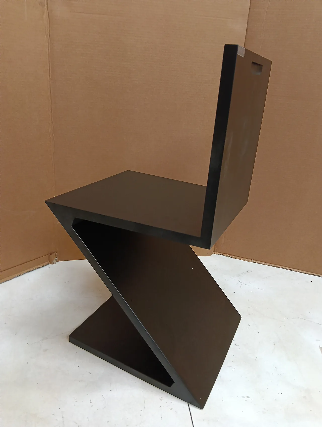 Sedia Zig Zag laccata di Thomas Gerrit Rietveld per Alivar, 2000 130