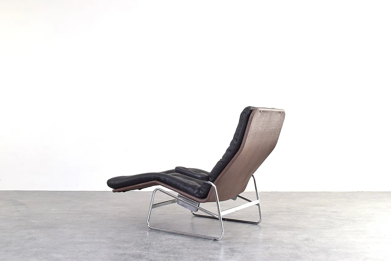 Pair of Bauhaus Fenix Chaise Lounges by Sam Larsson Dux, 70s 11