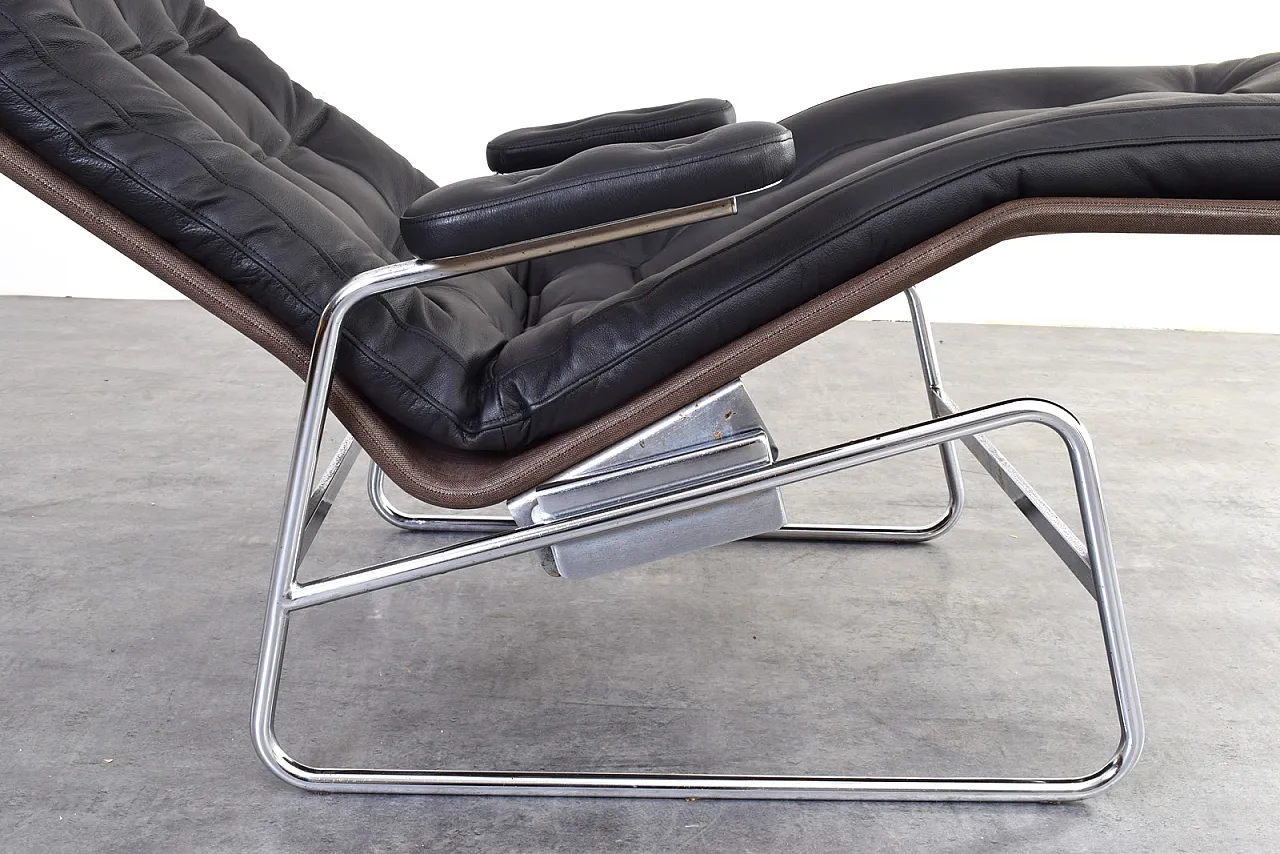 Pair of Bauhaus Fenix Chaise Lounges by Sam Larsson Dux, 70s 14