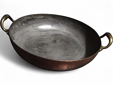 Small copper saucepan