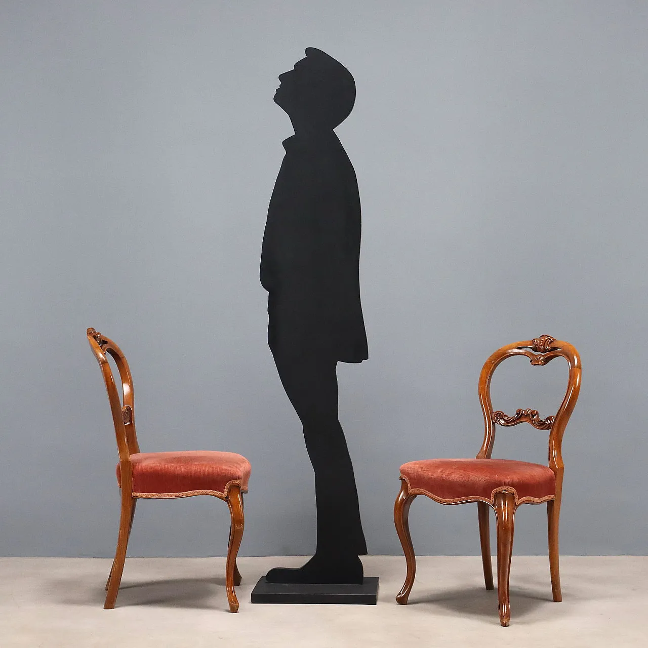6 Louis Philippe chairs in walnut, 19th century 2