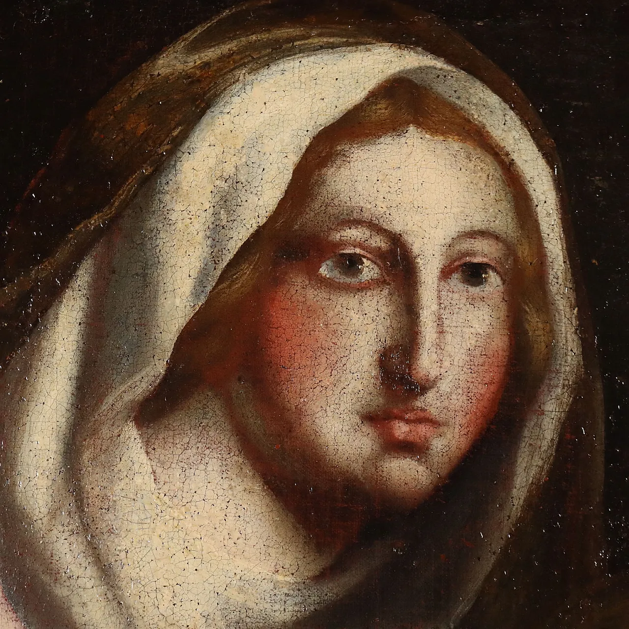 Madonna con Bambino Addormentato, olio su tela, '700 4