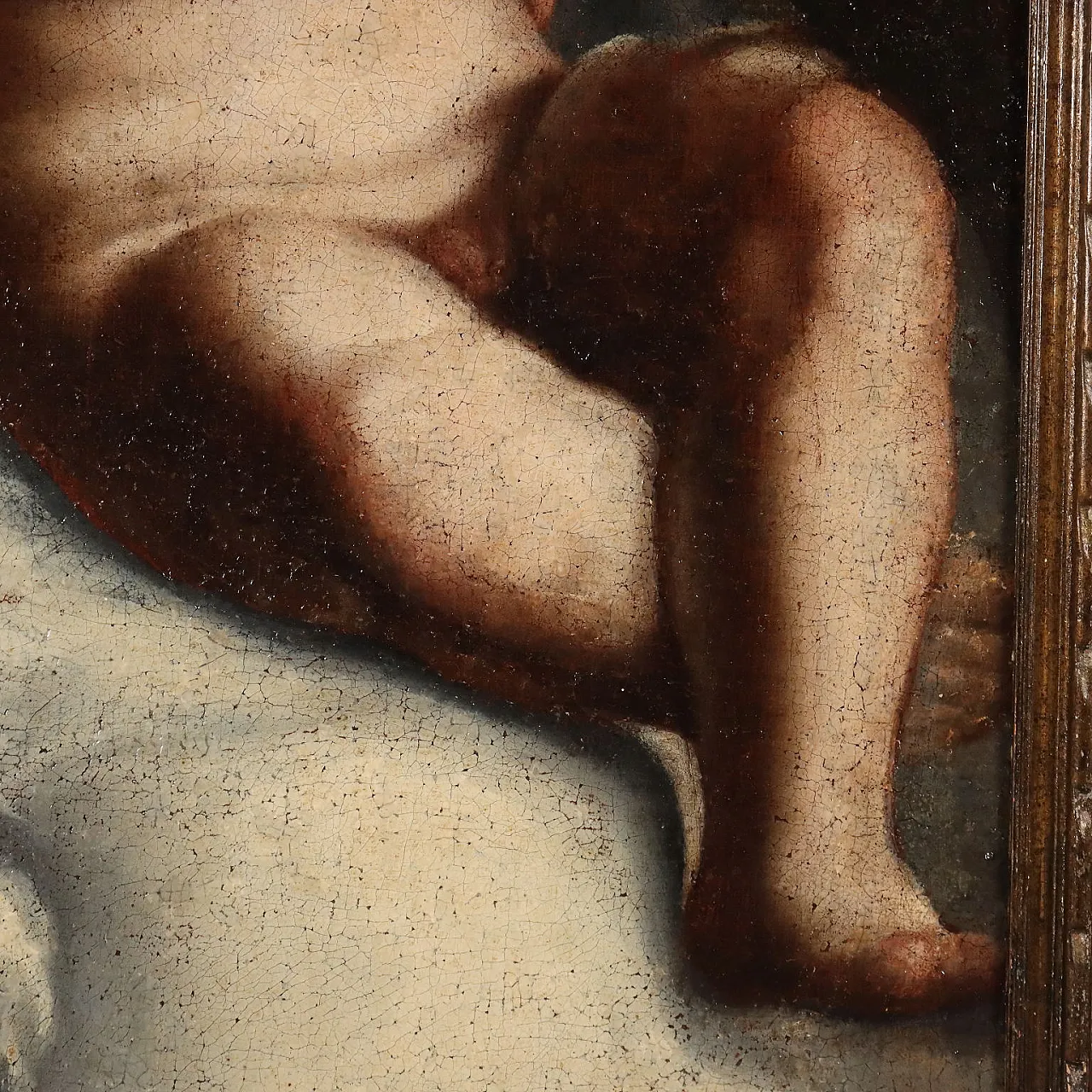 Madonna con Bambino Addormentato, olio su tela, '700 7
