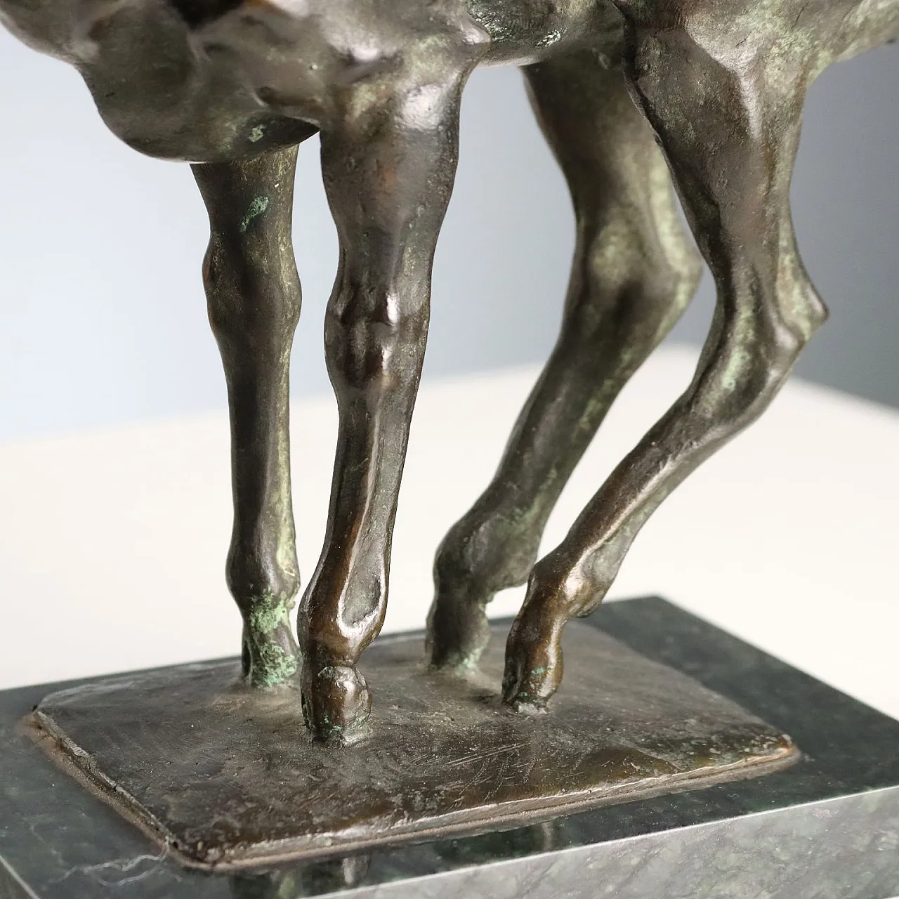 Fawn bronze sculpture by Nando Conti, 20th century 5
