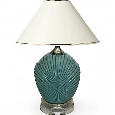 Lampada da tavolo Candy blu polvere, anni '70