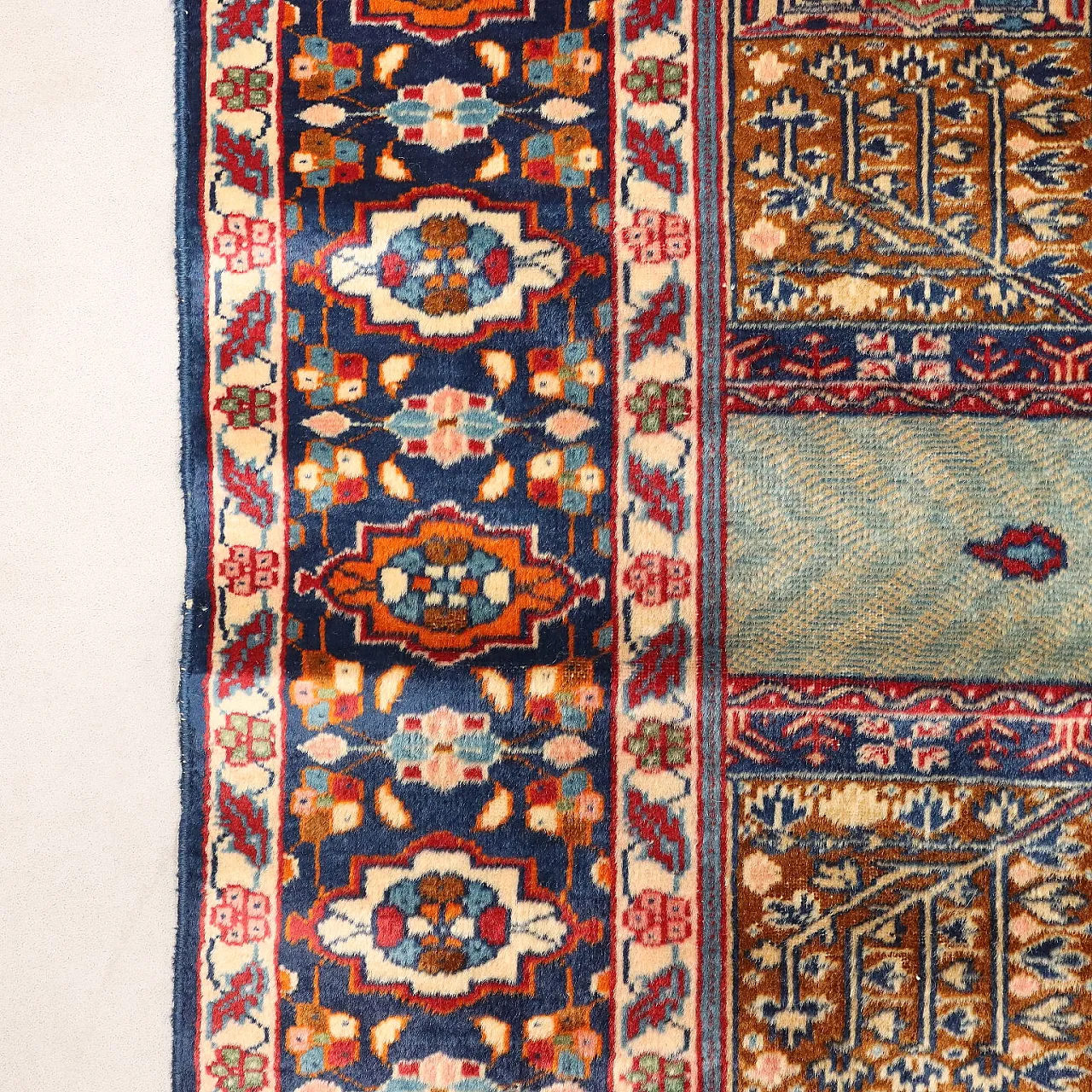 Jaipur rug in cotton and wool, extra-fine knot, handmade, 20th century 7