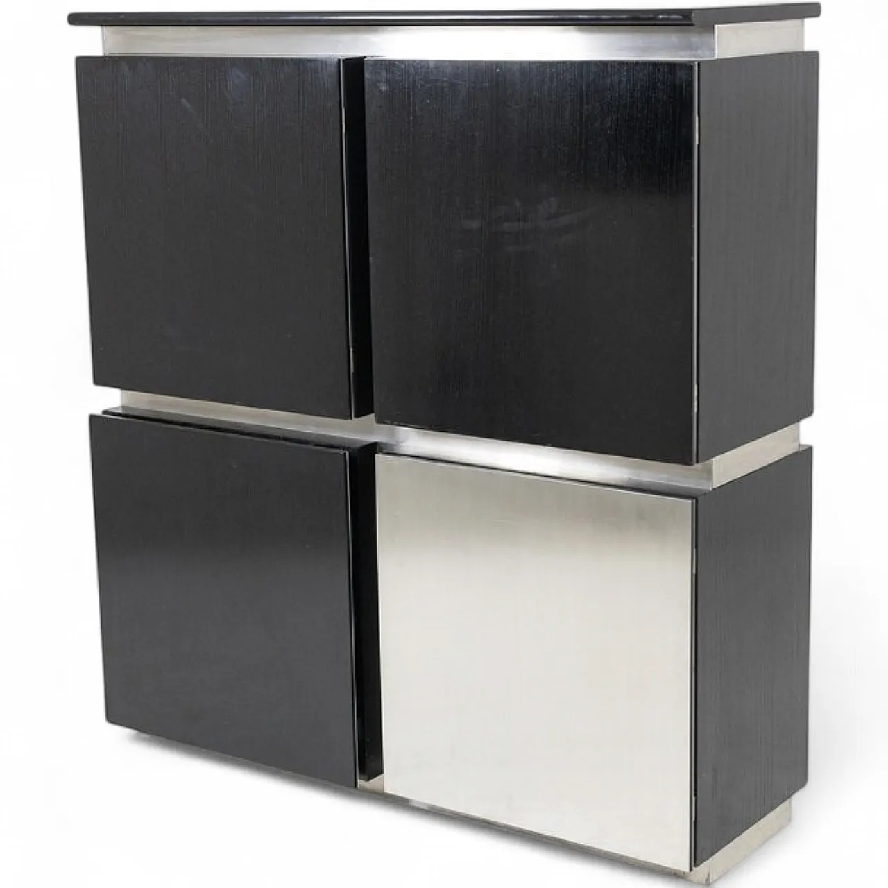 Parioli series sideboard with bar cabinet by Ludovico Acerbis for Acerbis, 1970s 10