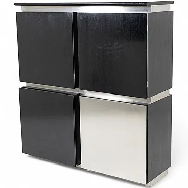 Credenza con mobile bar serie Parioli di Ludovico Acerbis per Acerbis, anni '70