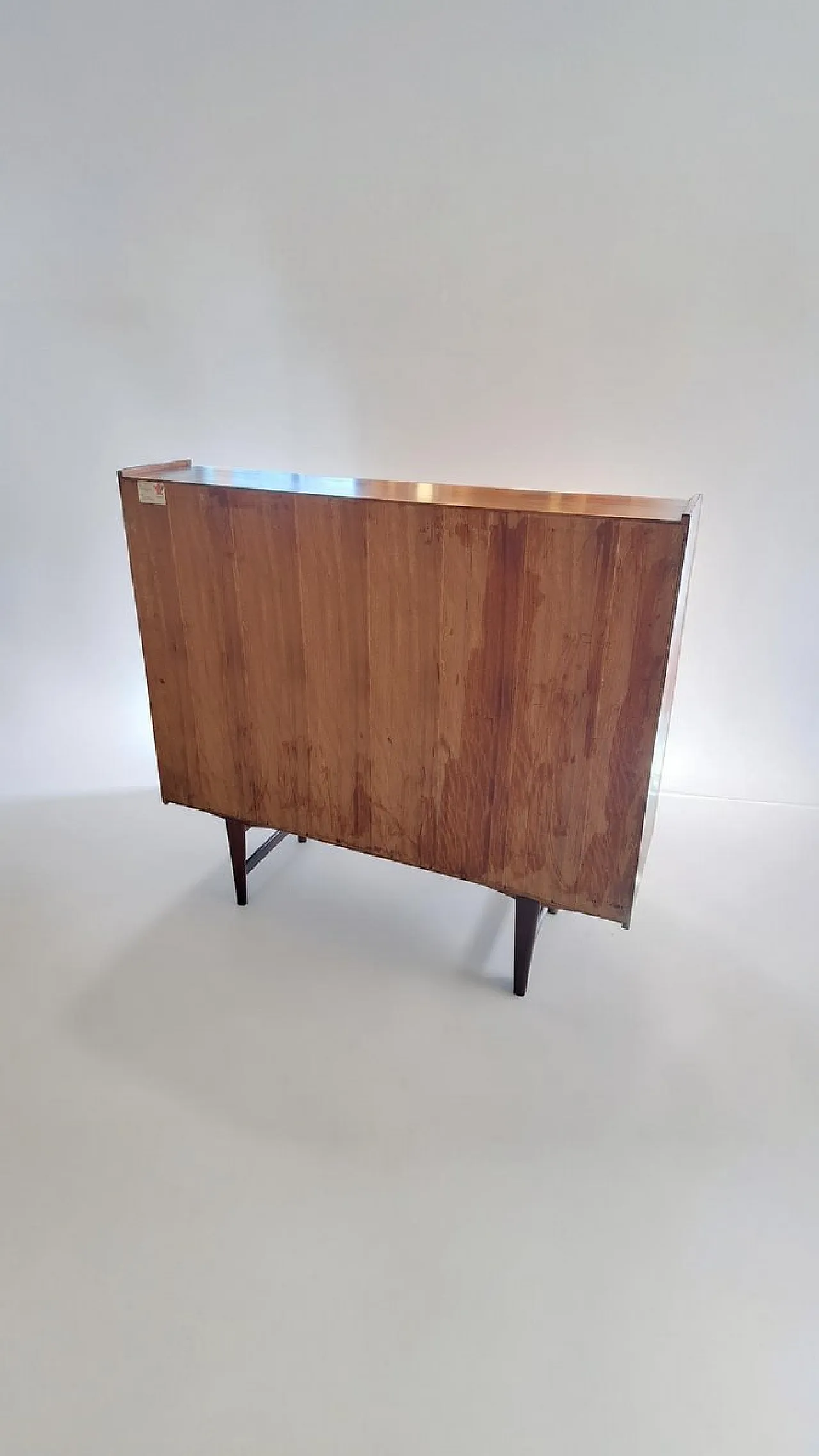 Teak highboard from Omer Lefevre Meubelfabriek, 1960s 5
