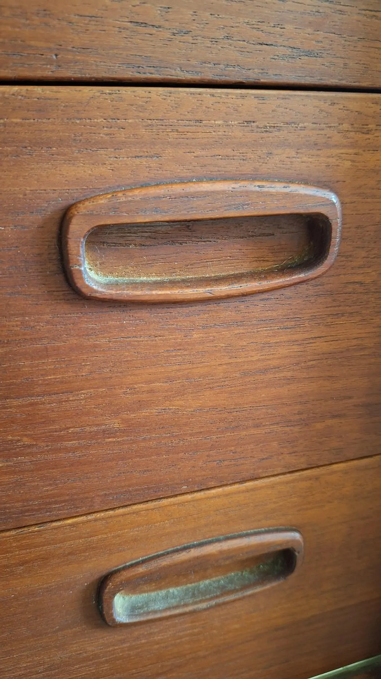 Teak highboard from Omer Lefevre Meubelfabriek, 1960s 9