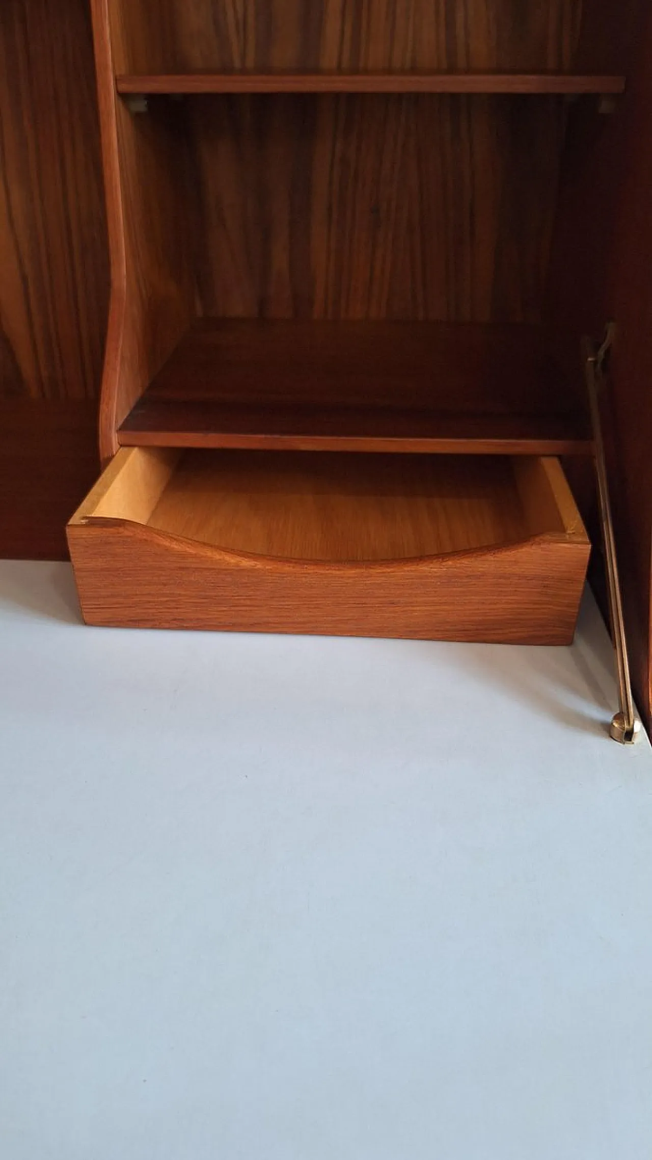 Teak highboard from Omer Lefevre Meubelfabriek, 1960s 10
