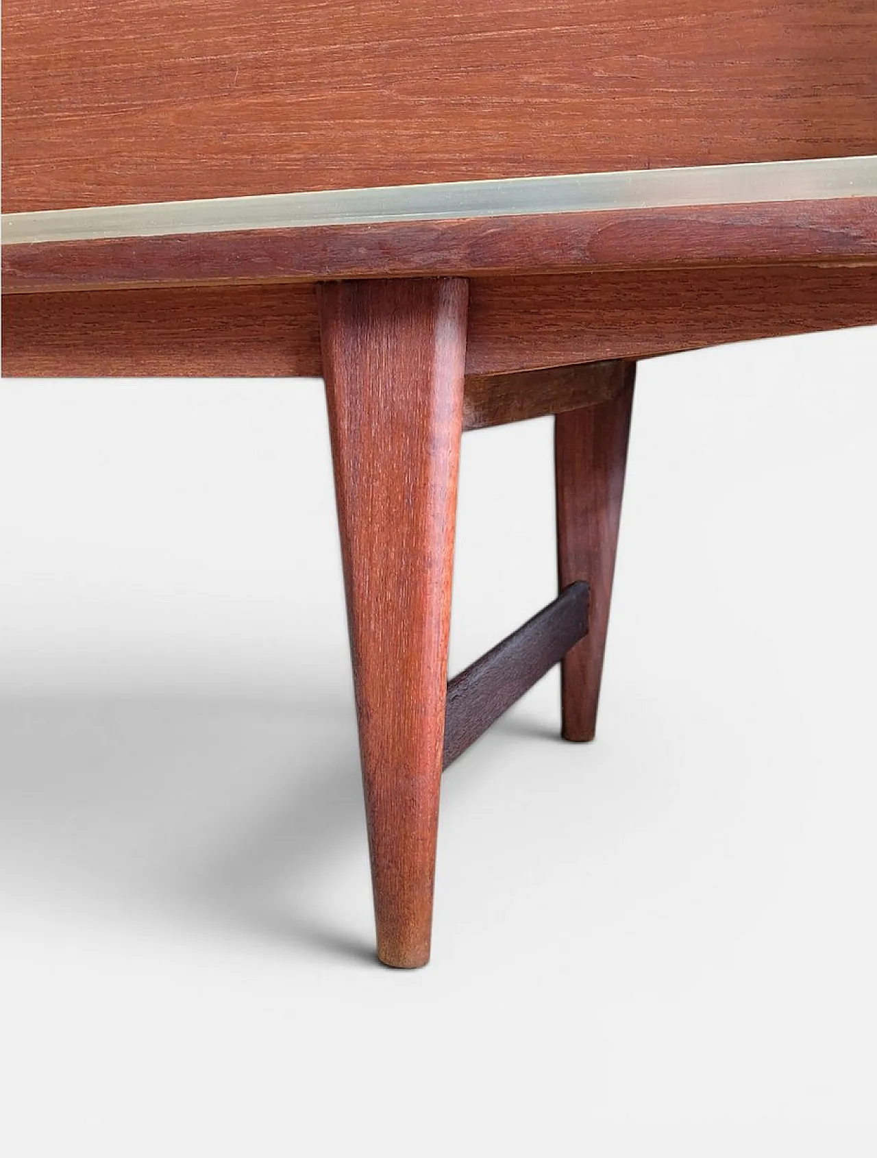 Teak highboard from Omer Lefevre Meubelfabriek, 1960s 11