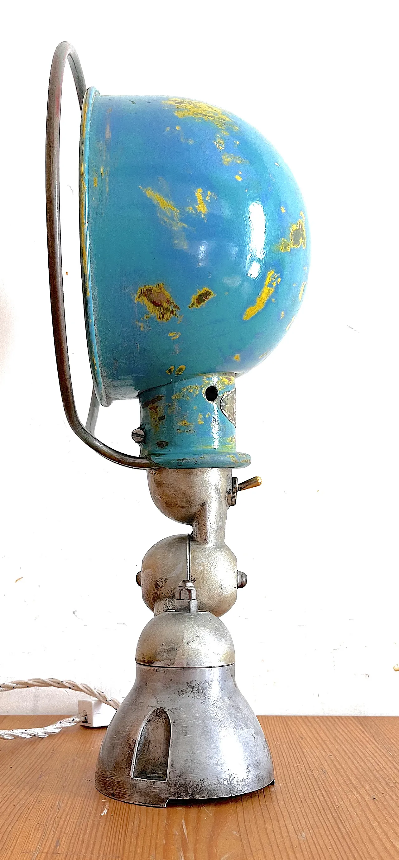 Industrial wall light by Jean-Louis Domecq for Jieldé, 1940s 2