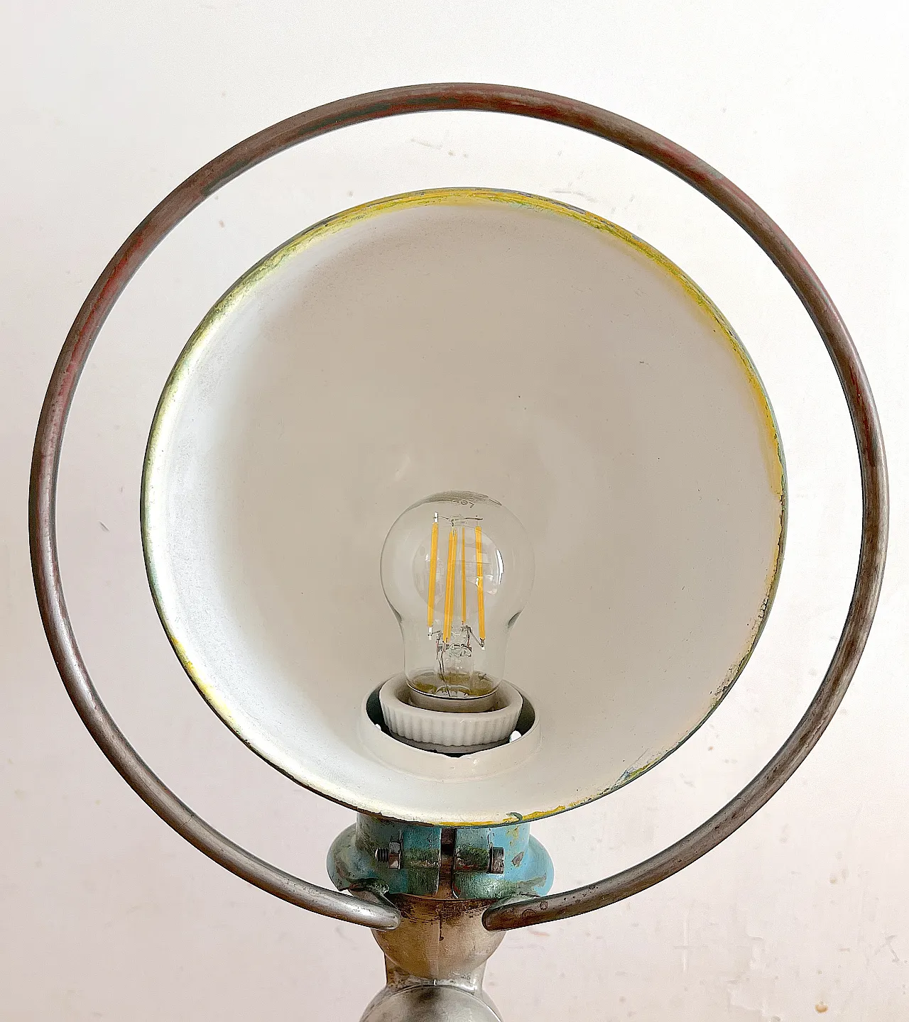 Industrial wall light by Jean-Louis Domecq for Jieldé, 1940s 6