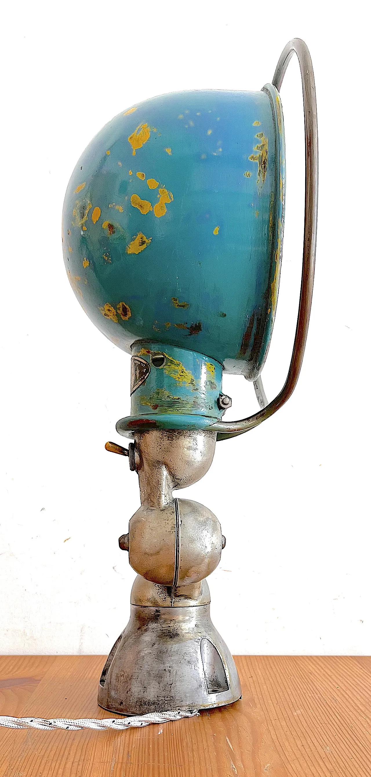 Industrial wall light by Jean-Louis Domecq for Jieldé, 1940s 7