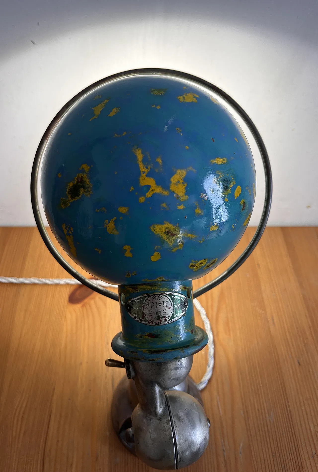 Industrial wall light by Jean-Louis Domecq for Jieldé, 1940s 12