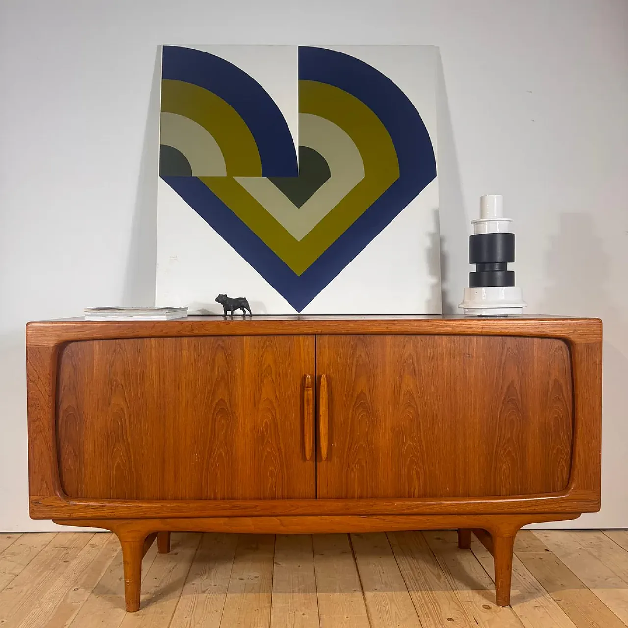 Sideboard di Silkeborg Møbler in teak, anni ’60 2