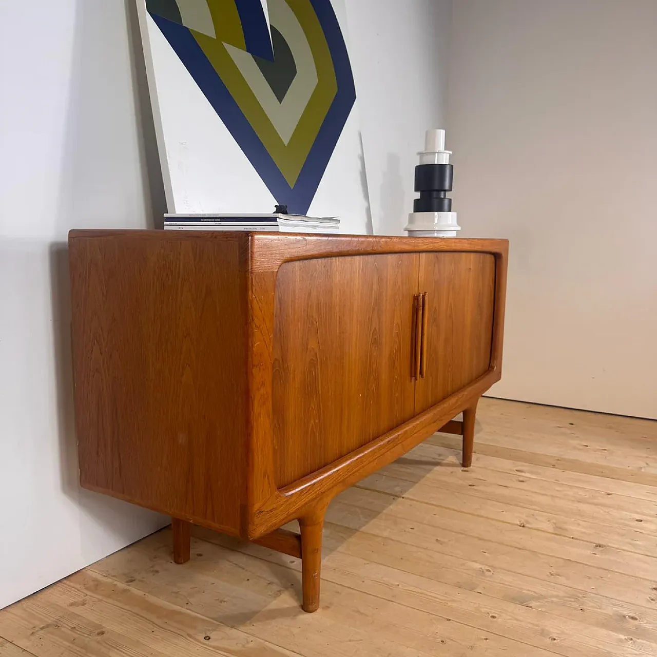 Sideboard di Silkeborg Møbler in teak, anni ’60 3