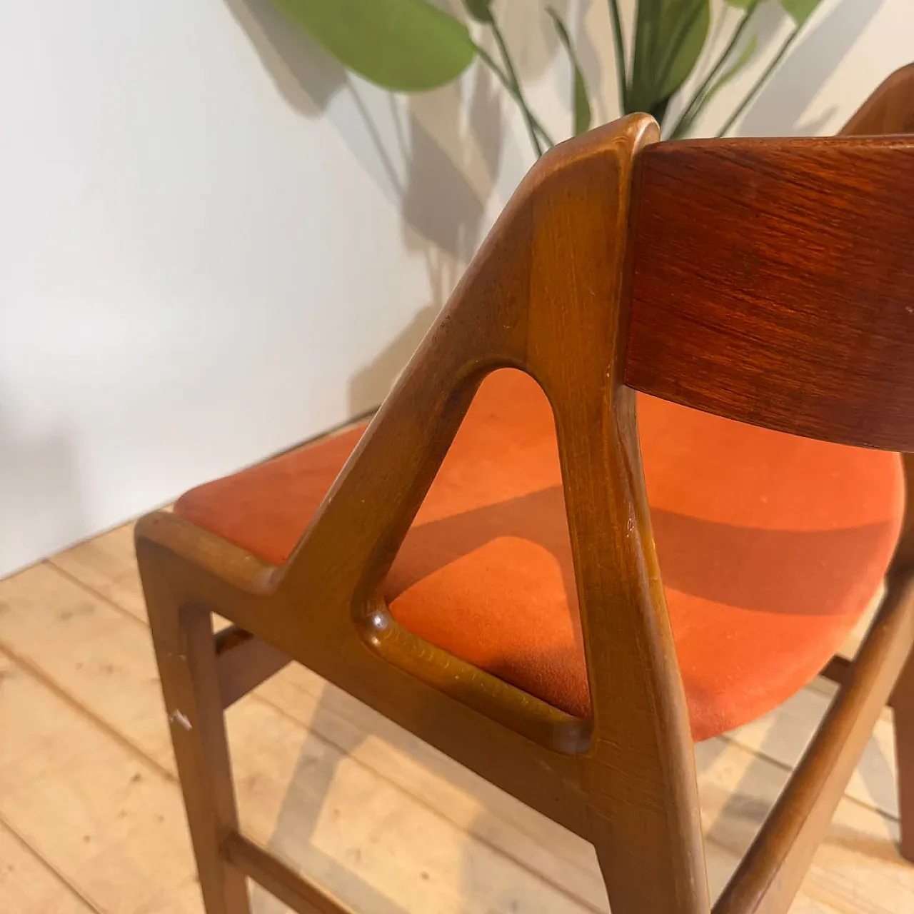 6 sedie Model 71 di Henning Kjærnulf per Boltinge Stolefabrik, anni 60 6