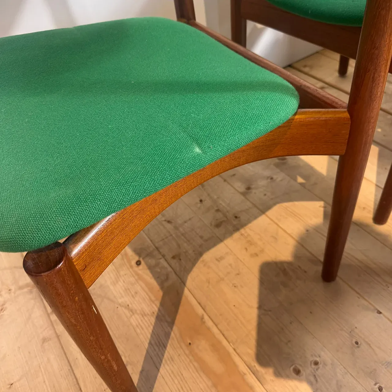 6 sedie in teak model 197 di Finn Juhl, anni ’60 6