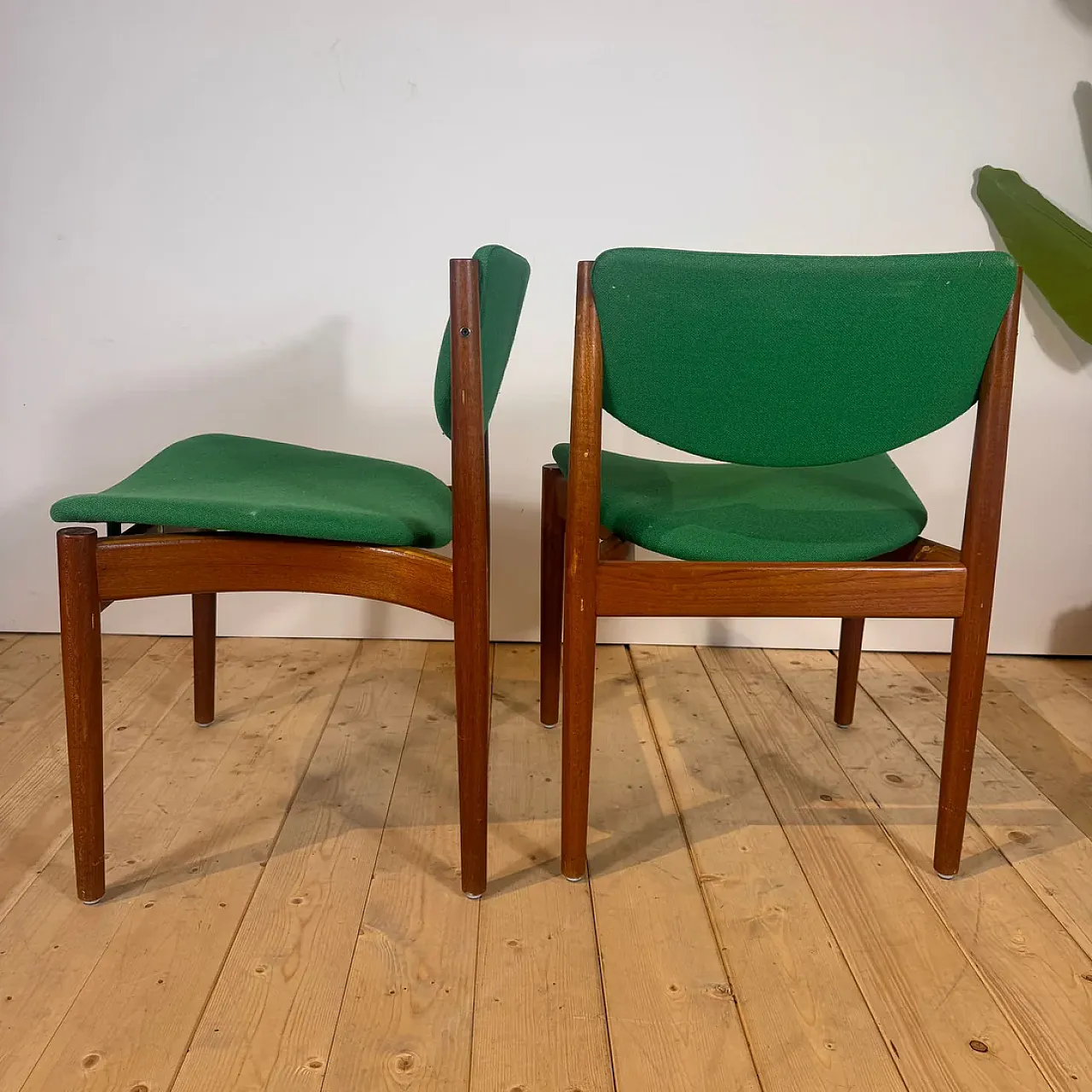 6 sedie in teak model 197 di Finn Juhl, anni ’60 11