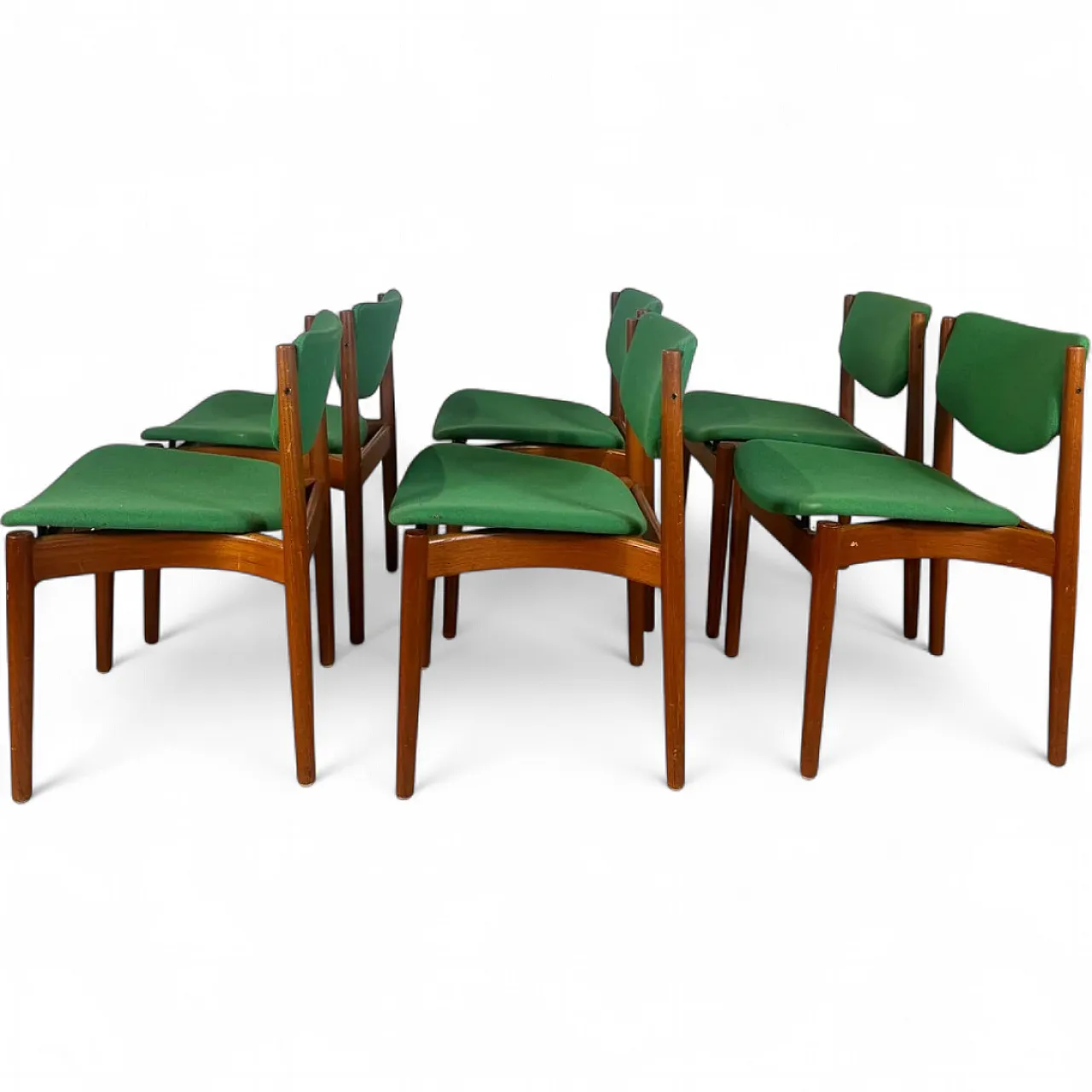 6 sedie in teak model 197 di Finn Juhl, anni ’60 17