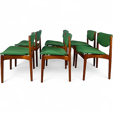 6 sedie in teak model 197 di Finn Juhl, anni ’60