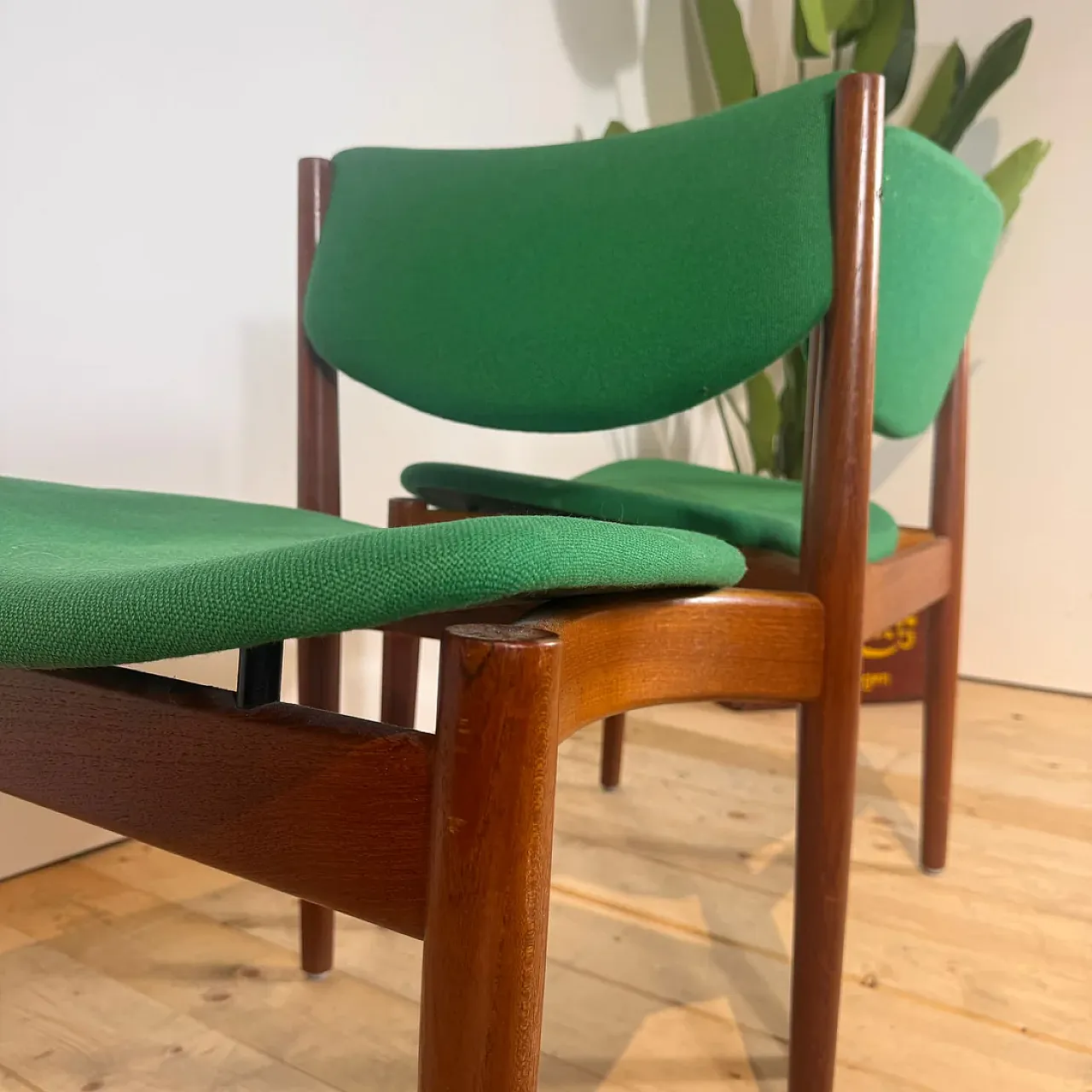 6 sedie GE-525 di Hans J. Wegner, anni ’60 1