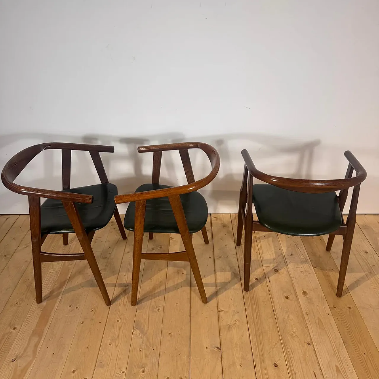 6 sedie GE-525 di Hans J. Wegner, anni ’60 5