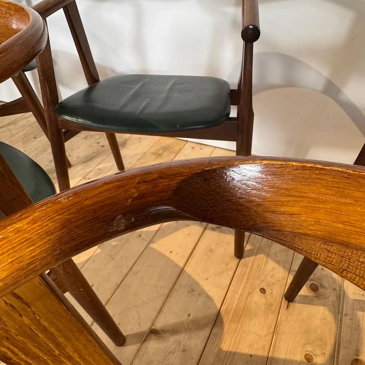 6 sedie GE-525 di Hans J. Wegner, anni ’60 6