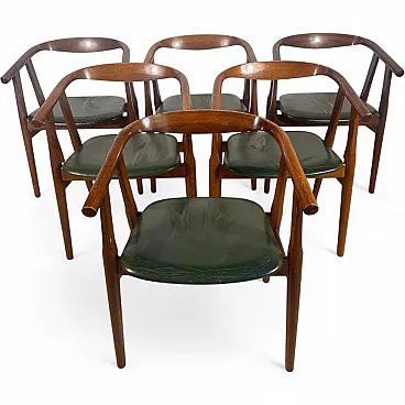 6 sedie GE-525 di Hans J. Wegner, anni ’60