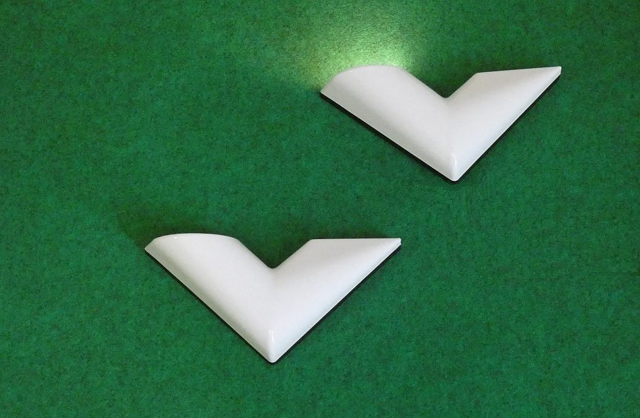 Pair of Polycarbonate wall lamps by Francesconi, 1980s 2