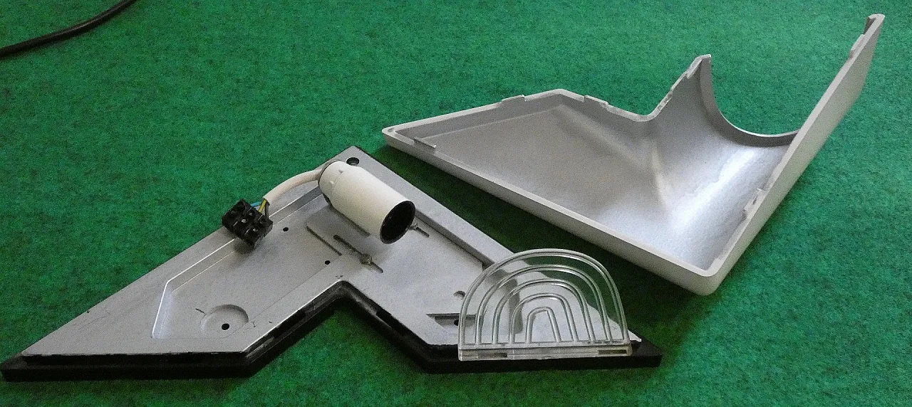 Pair of Polycarbonate wall lamps by Francesconi, 1980s 9