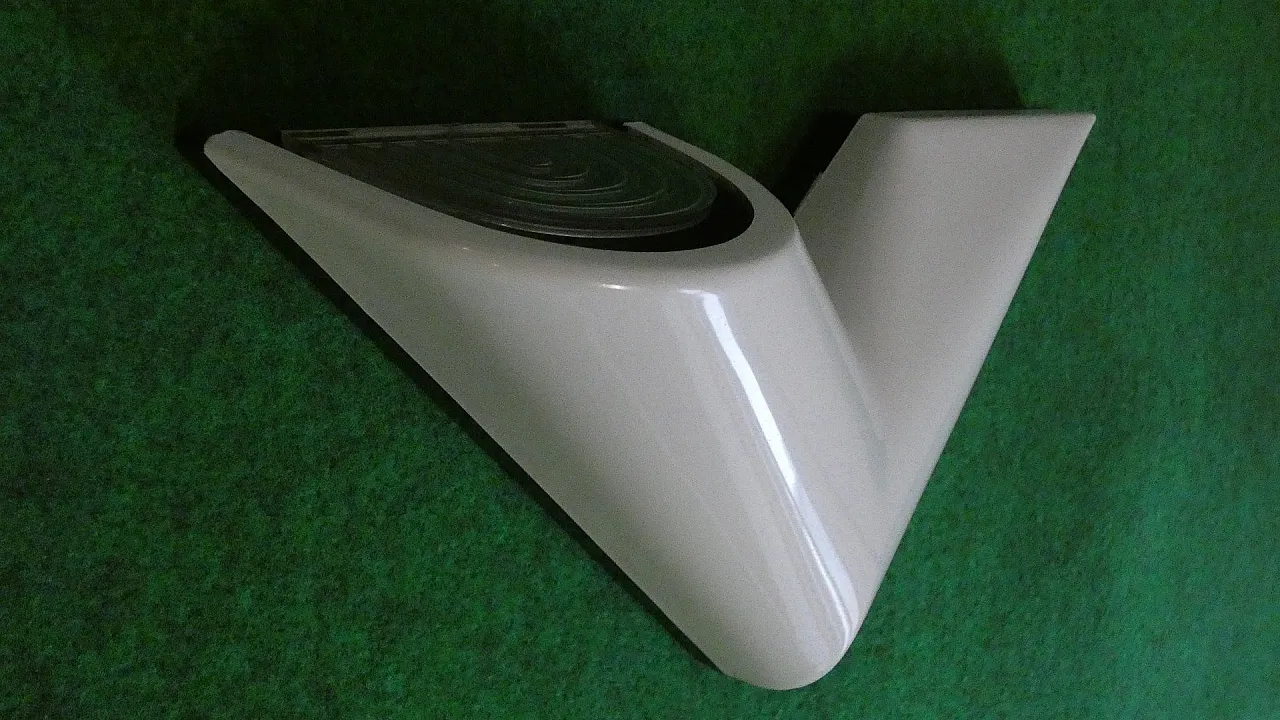 Pair of Polycarbonate wall lamps by Francesconi, 1980s 11