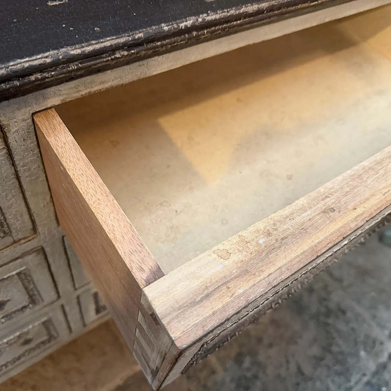 Cassettiera fiorentina in legno laccato Luigi XVI, '800 6