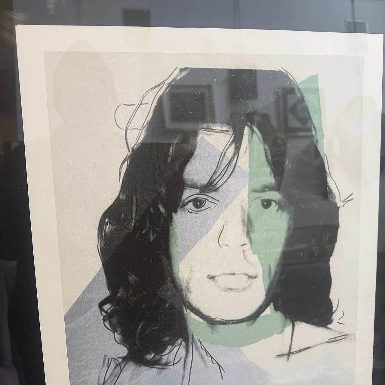 Litografia Pop Art Mick Jagger 56/100 di Andy Warhol, anni 2000 2