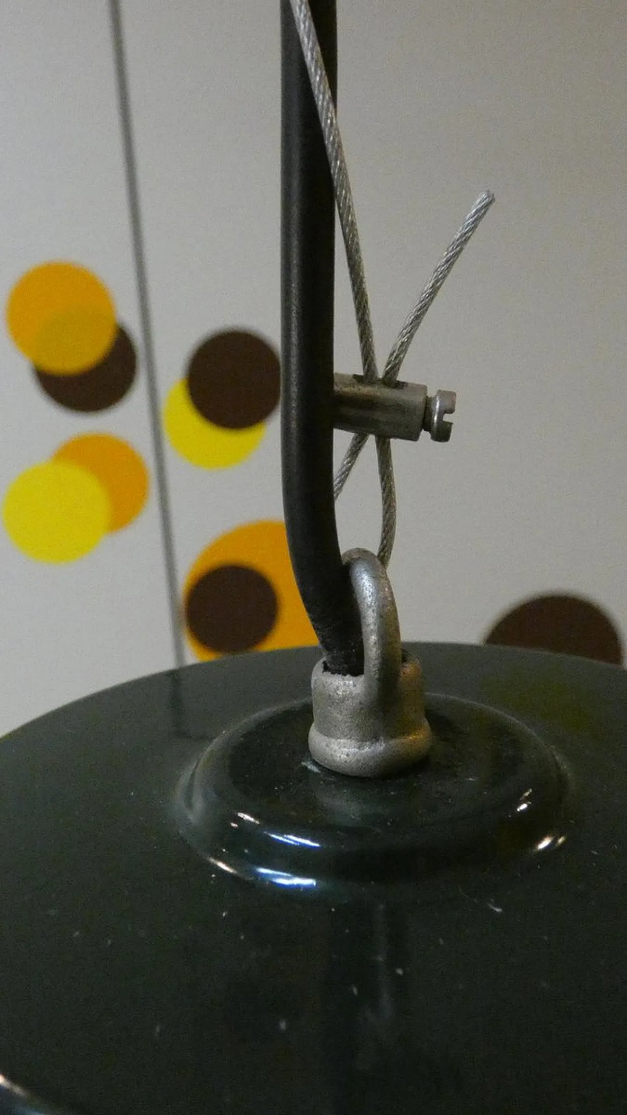 3 lampade in metallo dipinto di Fontana Arte, anni '70 21