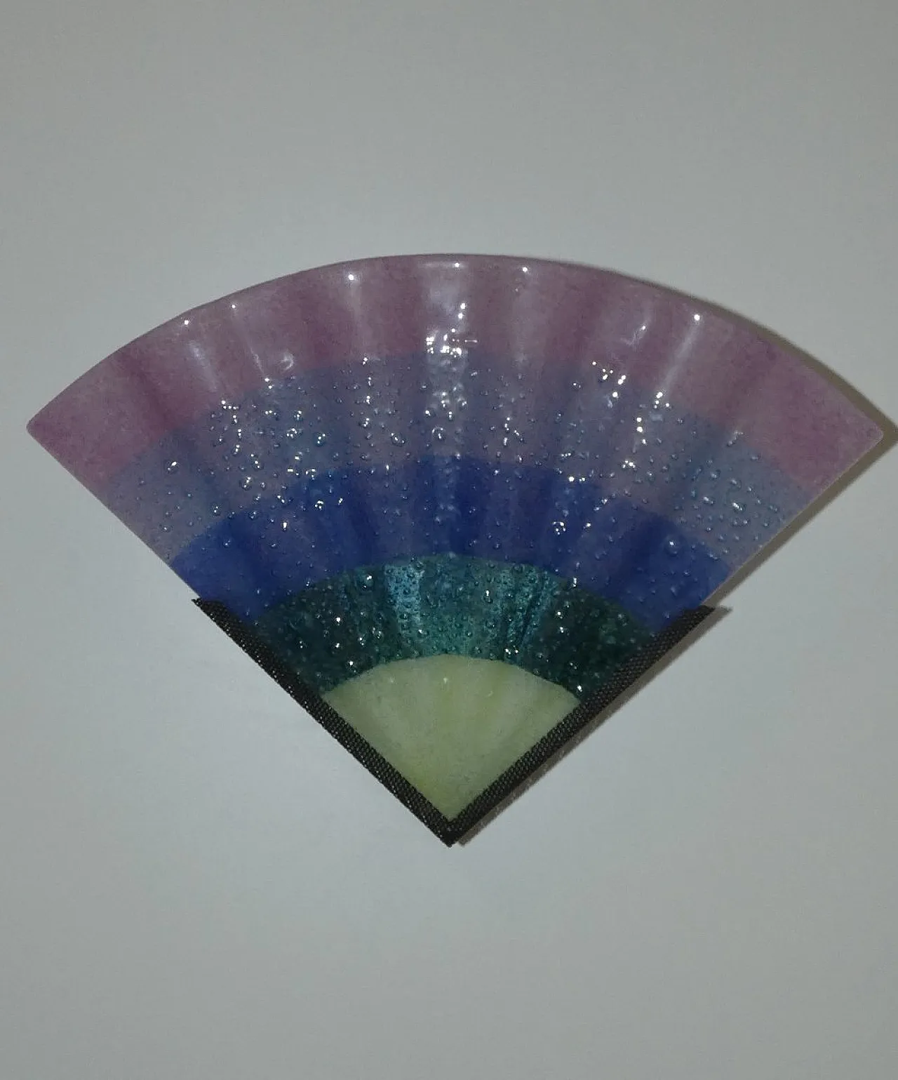 Lampade da parete in vetro di Murano di Zonca, Italia, anni '80, set di 2 2