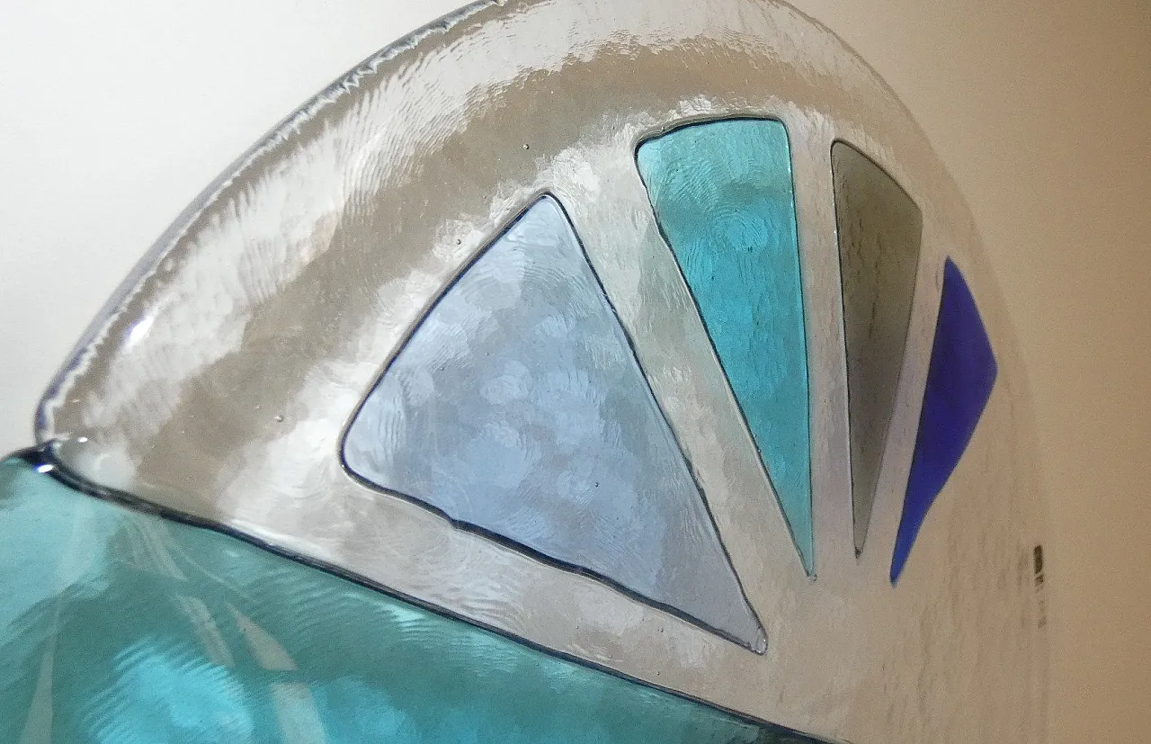 Coppia di lampade in vetro di Murano di Aureliano Toso per Itre, 1975 15