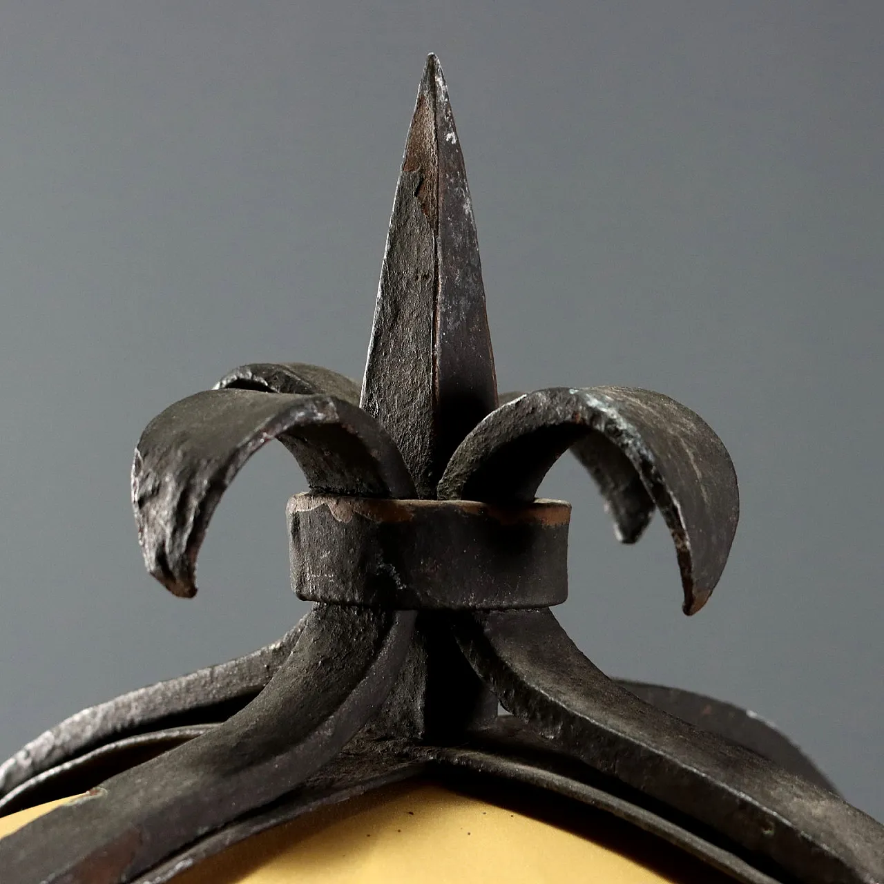 Wrought iron floor lamp, 20th century 8