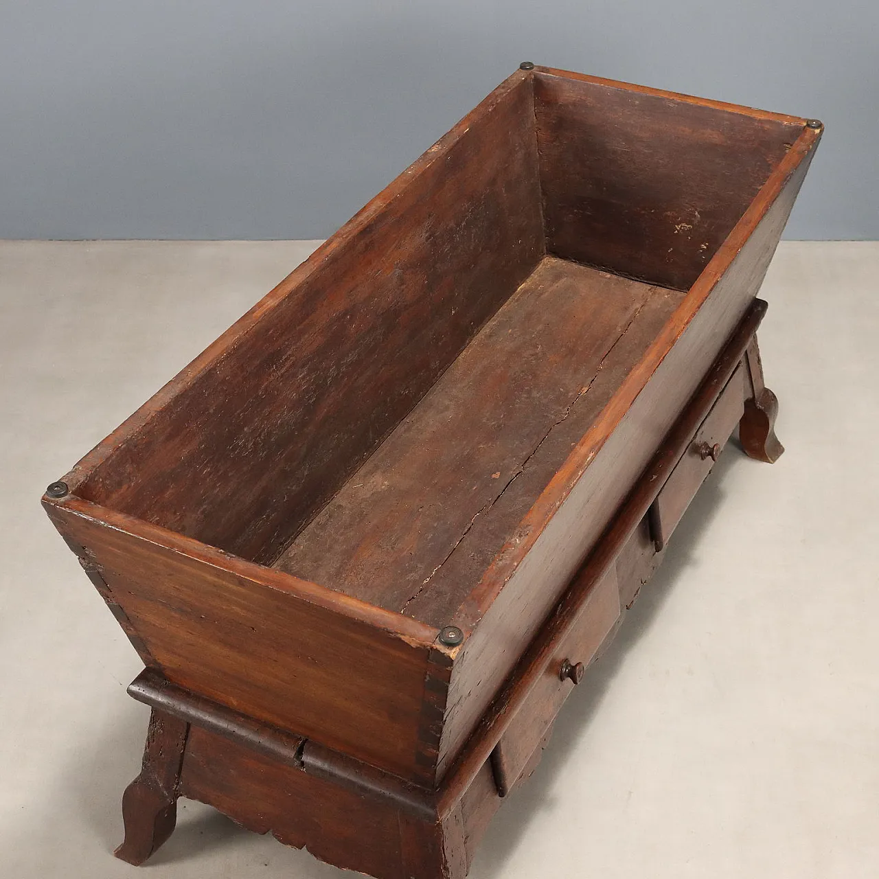 Sideboard in walnut-stained poplar, 19th century 4