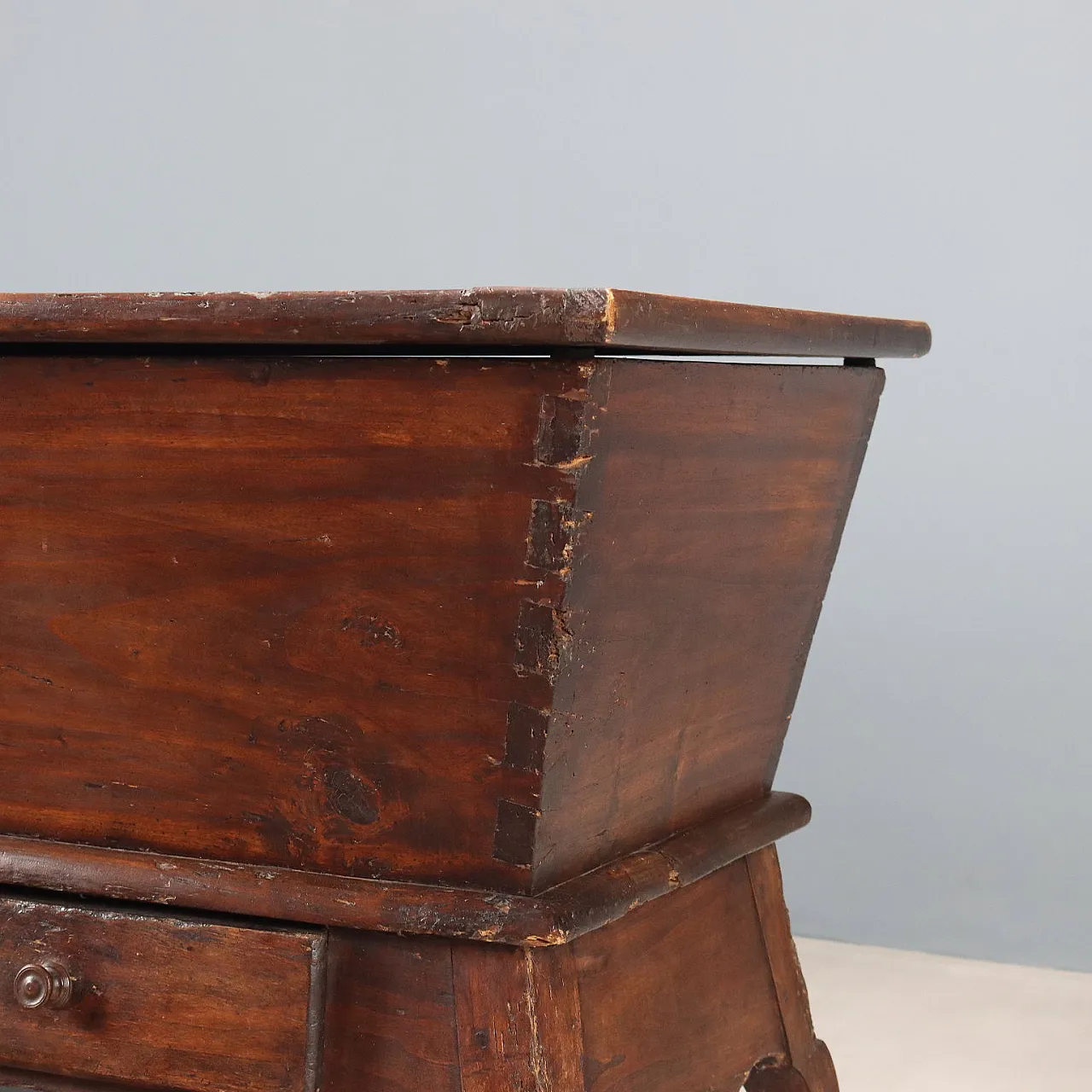 Sideboard in walnut-stained poplar, 19th century 6