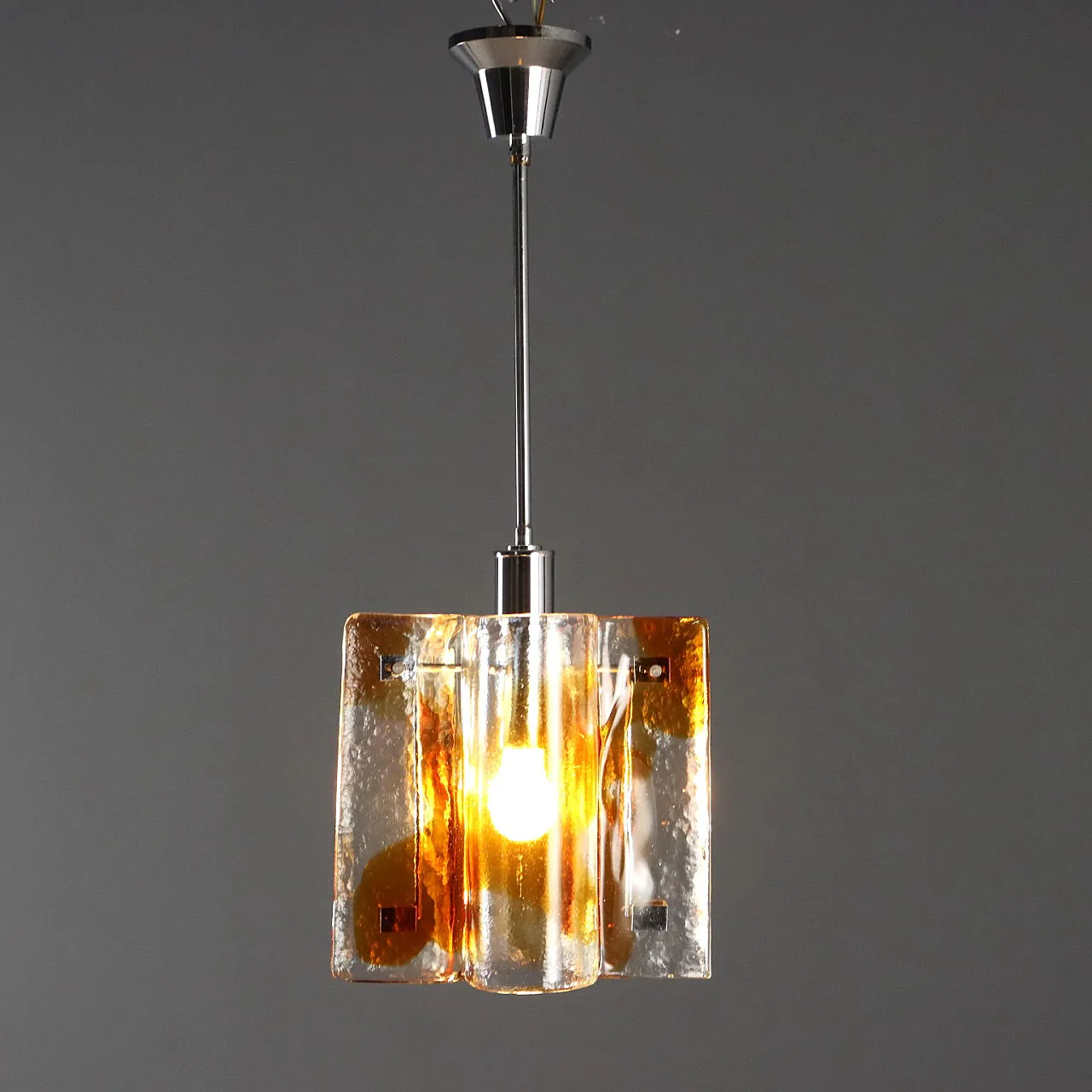 Chandelier in Murano glass, 1970s 1