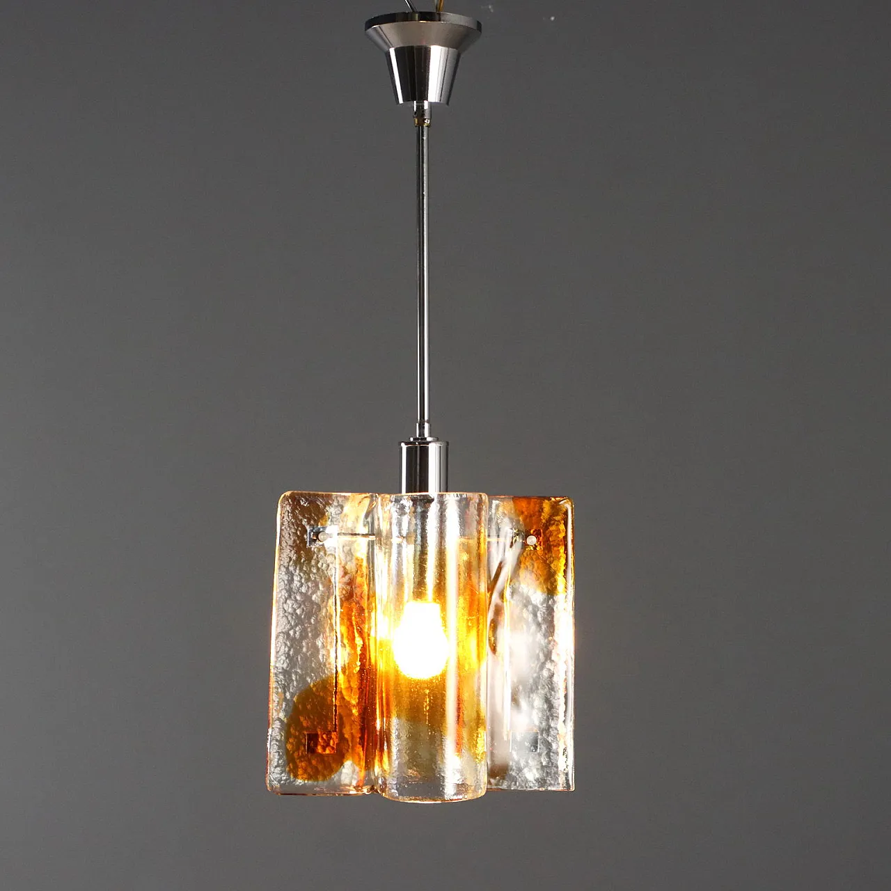 Chandelier in Murano glass, 1970s 3