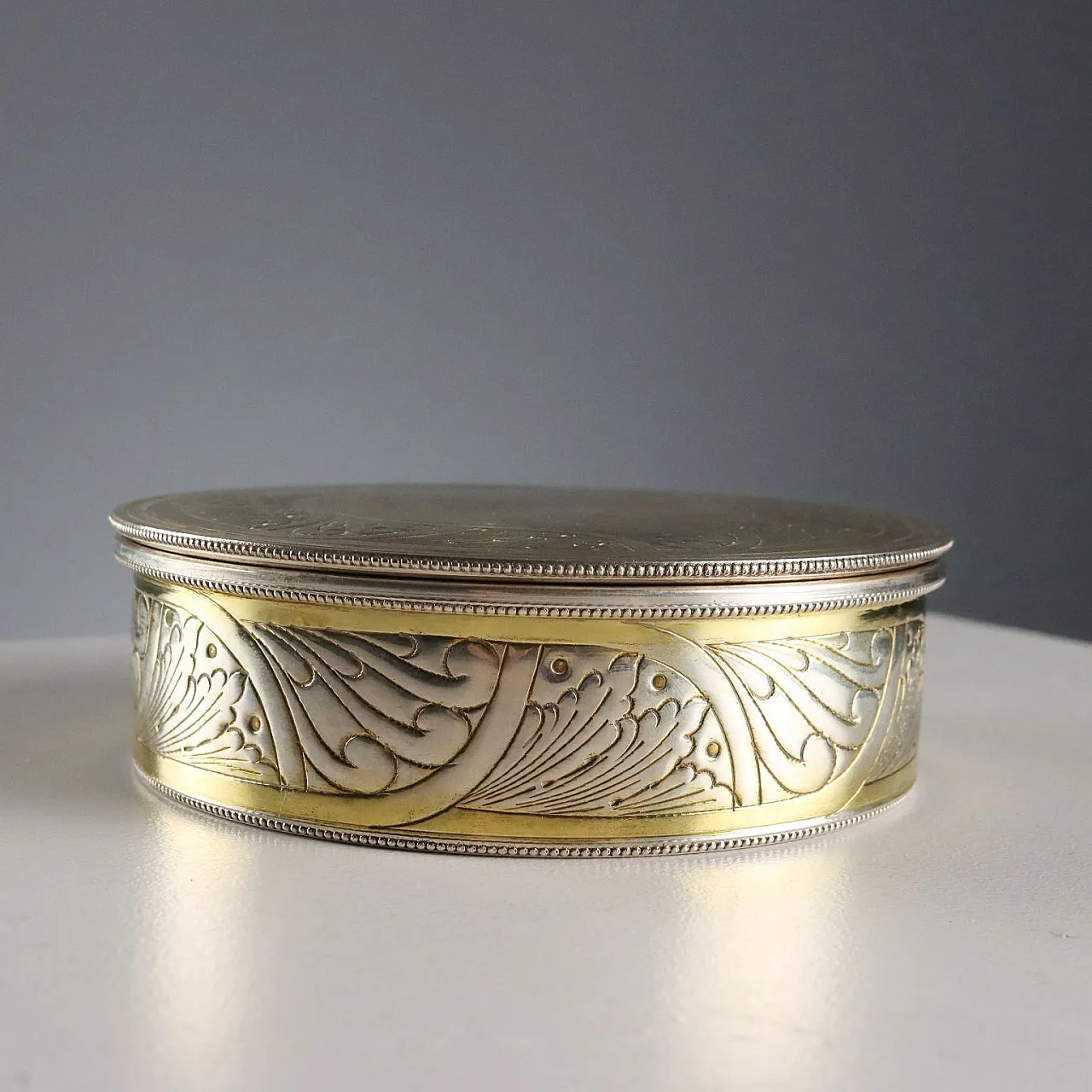 Silver snuffbox by Morini Bologna, 20th century 5