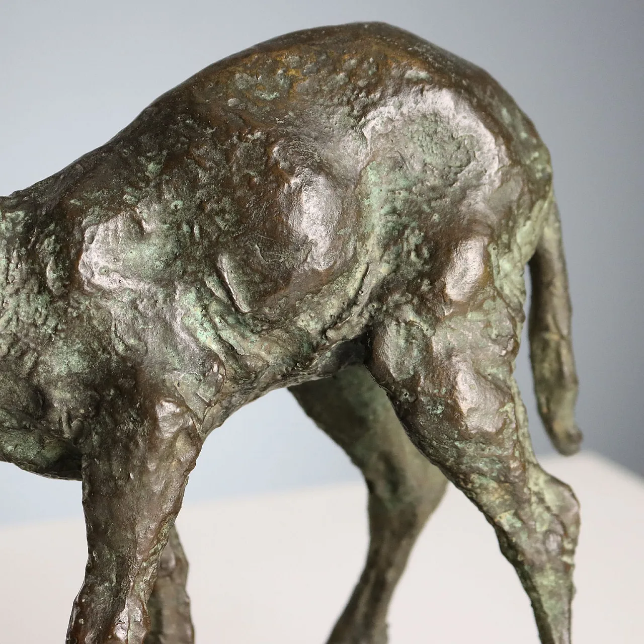 Lamb bronze sculpture by Nando Conti, 20th century 4