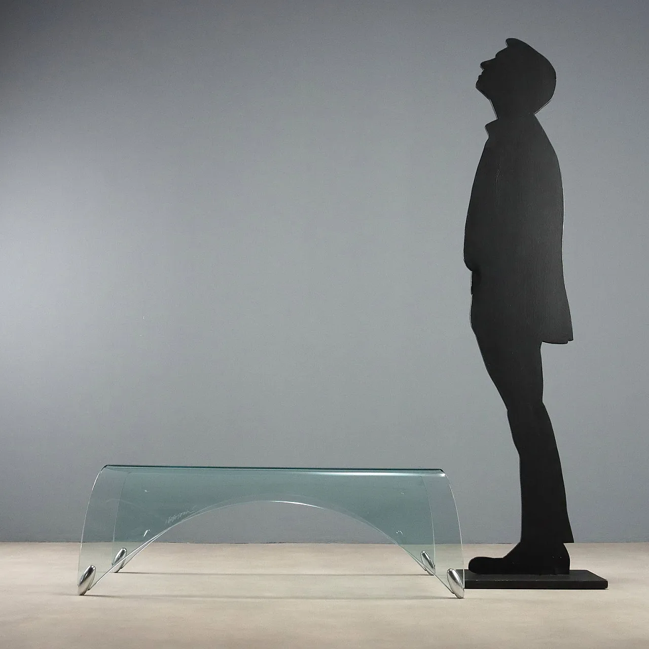 Genio coffee table by Massimo Iosa Ghini for Fiam, 20th century 3