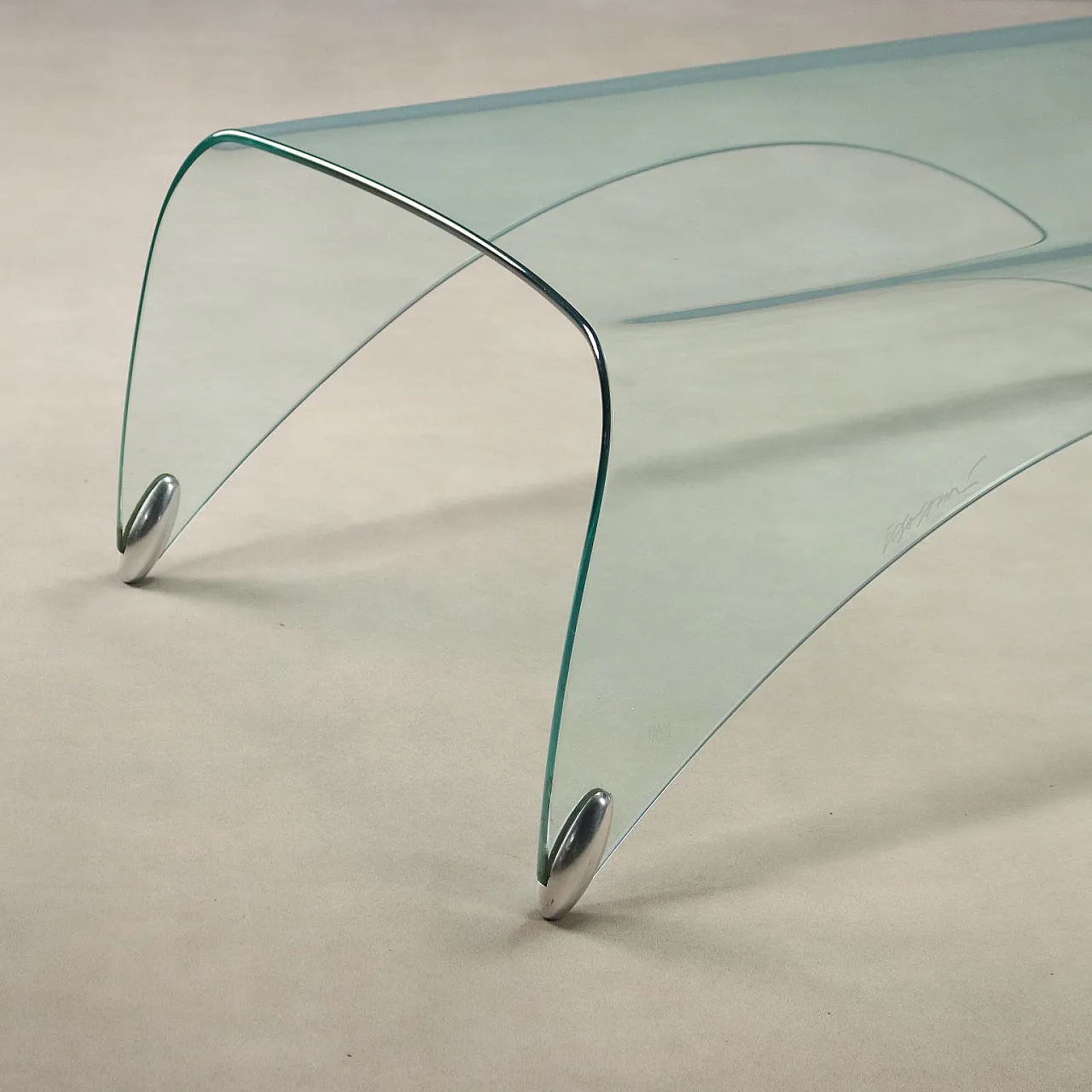 Genio coffee table by Massimo Iosa Ghini for Fiam, 20th century 4